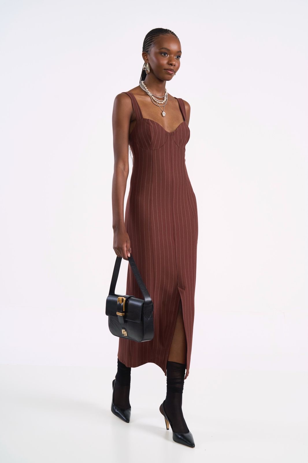 Vestido listrado