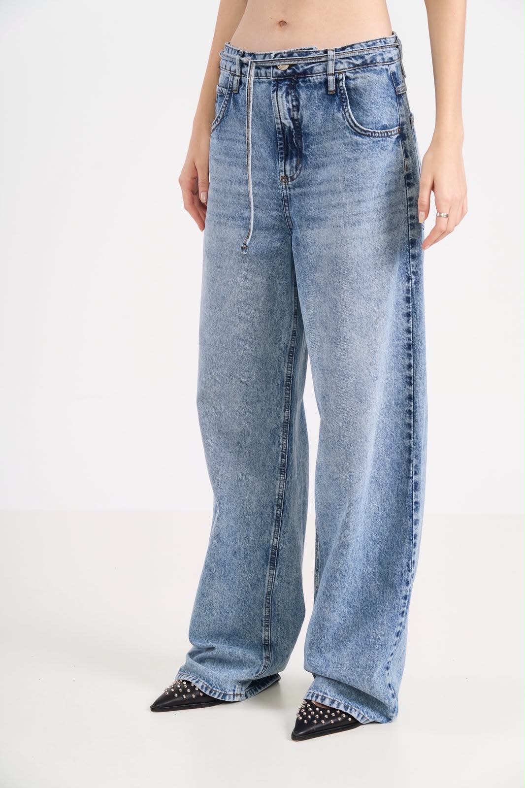 Calça jeans Bruna low