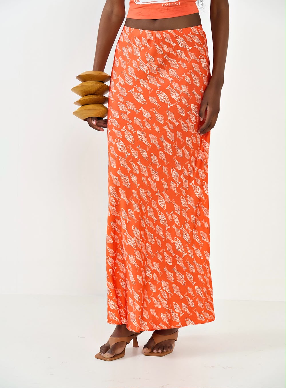 Saia estampada